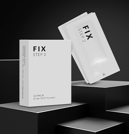 Neutralizadores Nanolash Lash Lift em caixas pretas